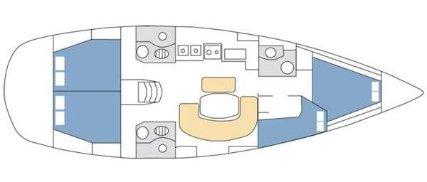 oceanis 423 layout